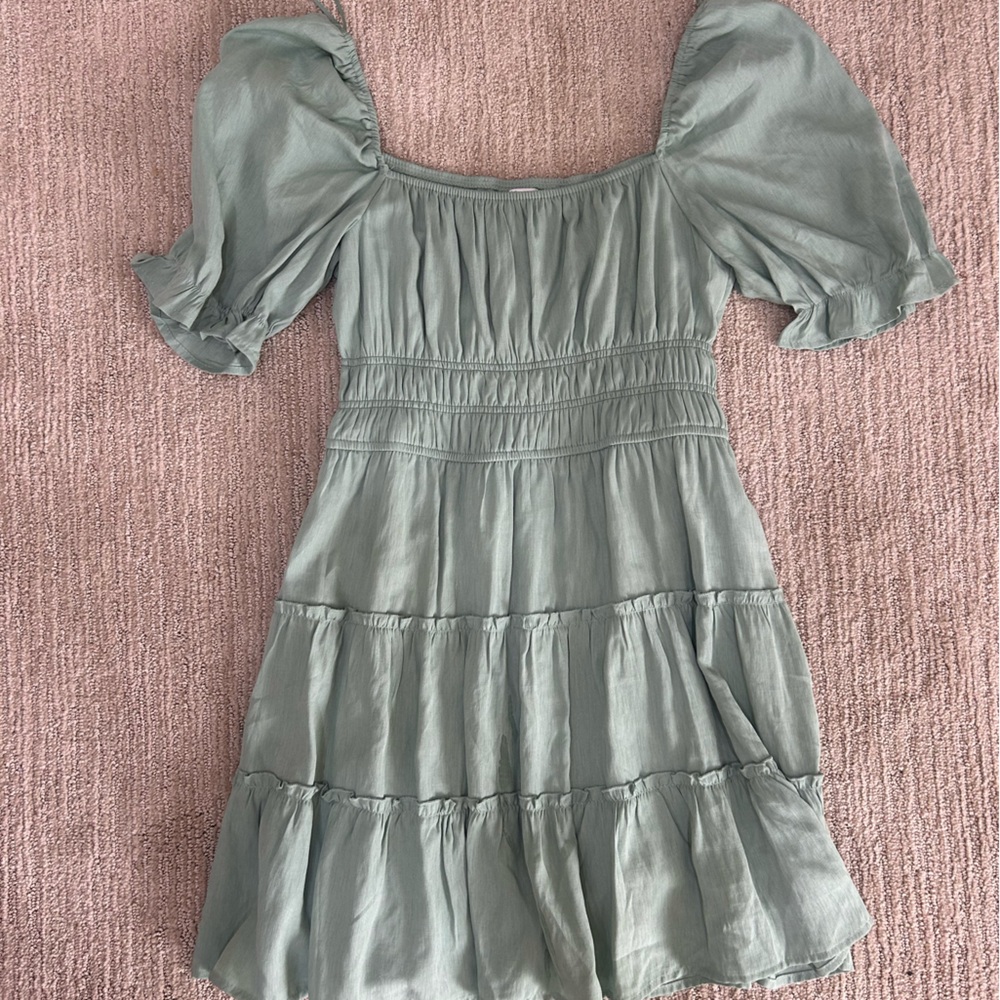 Blue Rain Mint Green Dress